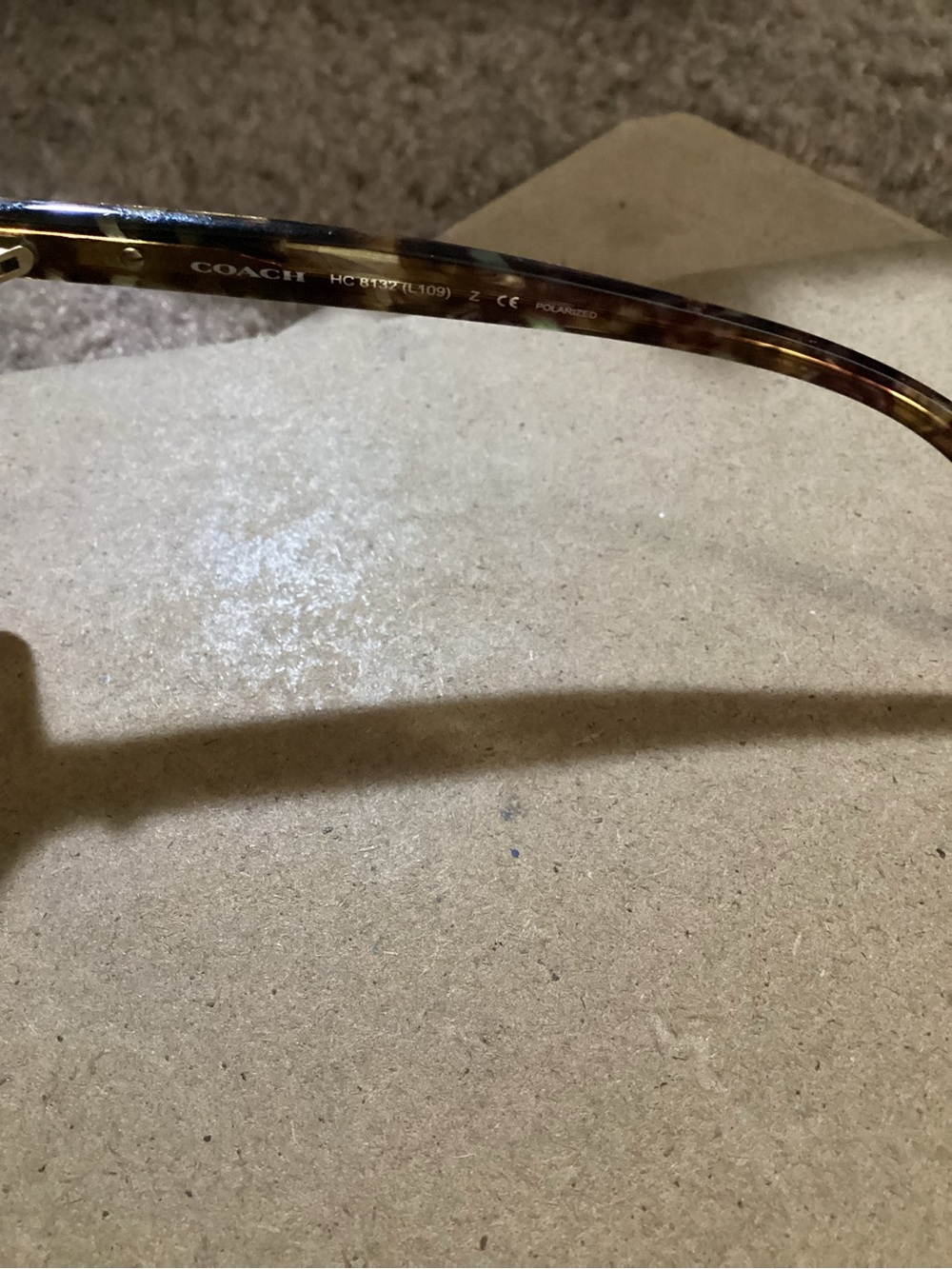 Coach Sunglasses brown and gold - Picture 3 of 4